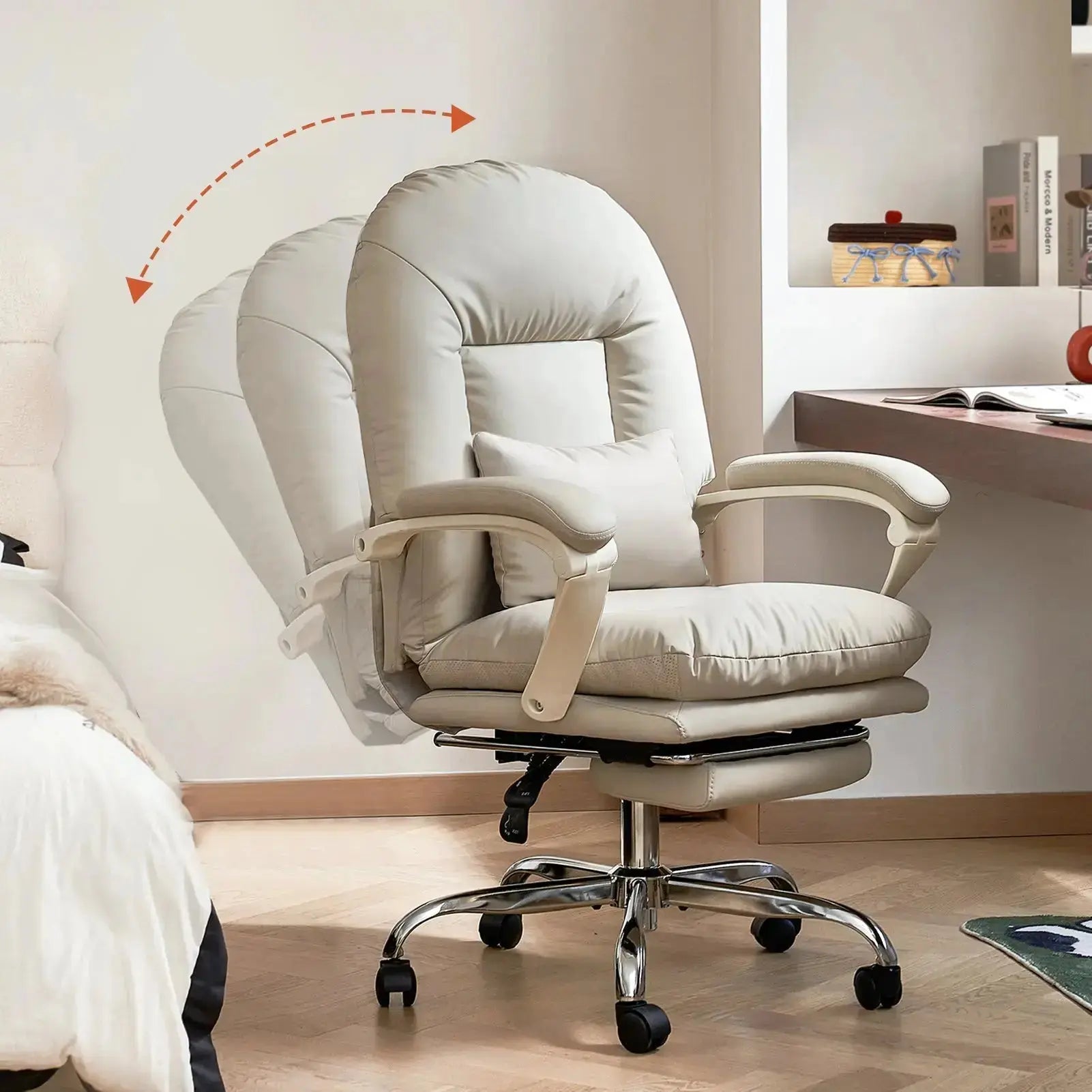 EMIAH C586 Ergonomic Ultra-Comfortable Office Chair with Foot Rest - EMIAH Store 