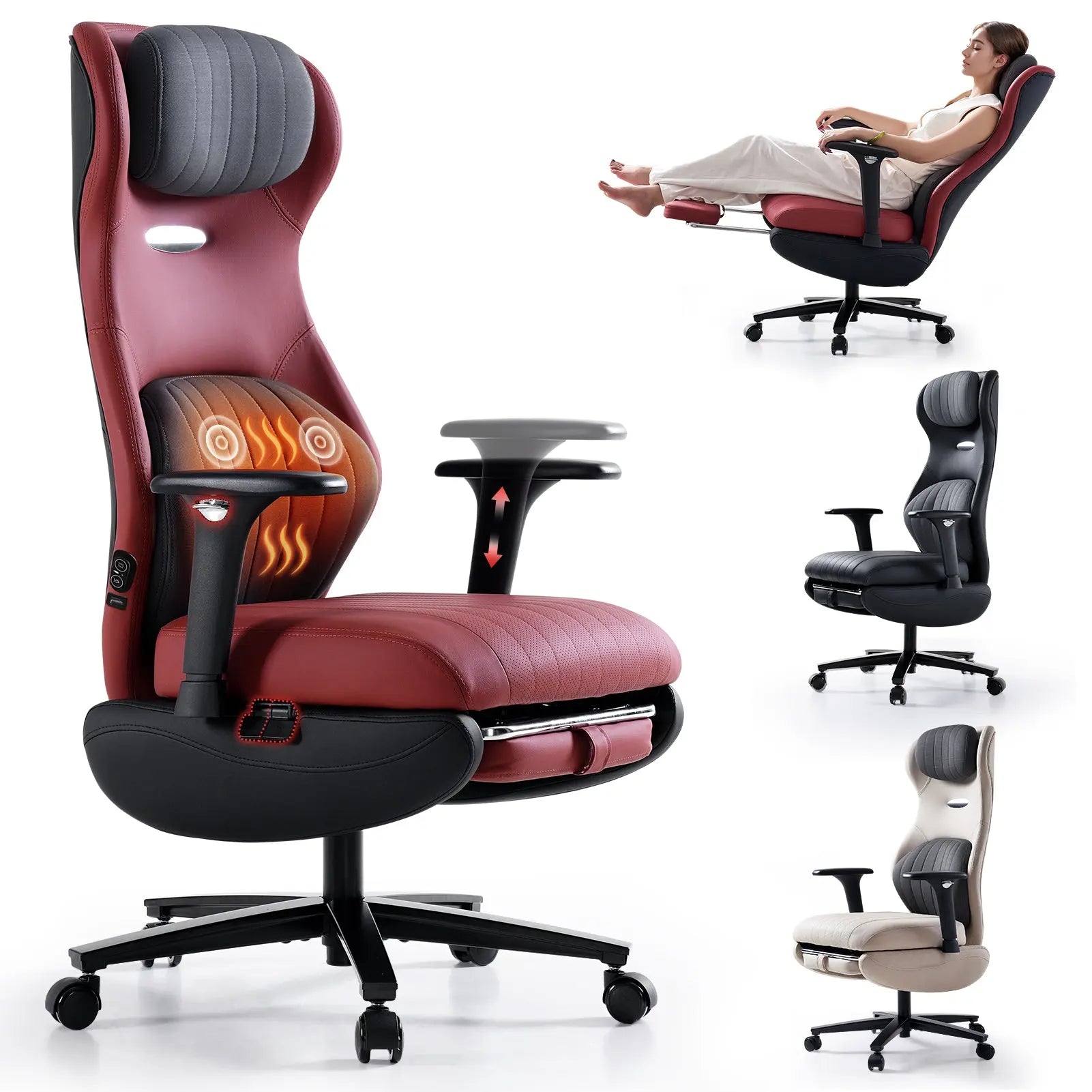 EMIAH GT100 Ergonomic Gaming Chair with Lumbar Support - EMIAH Store 