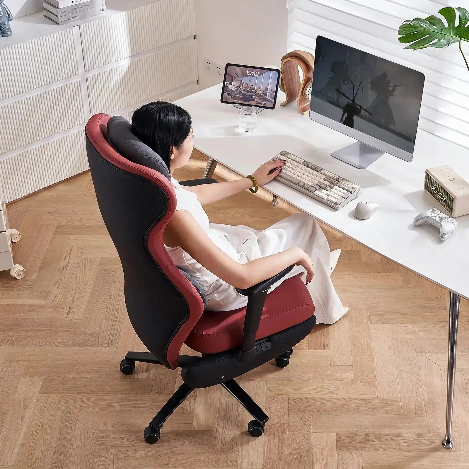 EMIAH GT100 Ergonomic Gaming Chair with Lumbar Support - EMIAH Store 