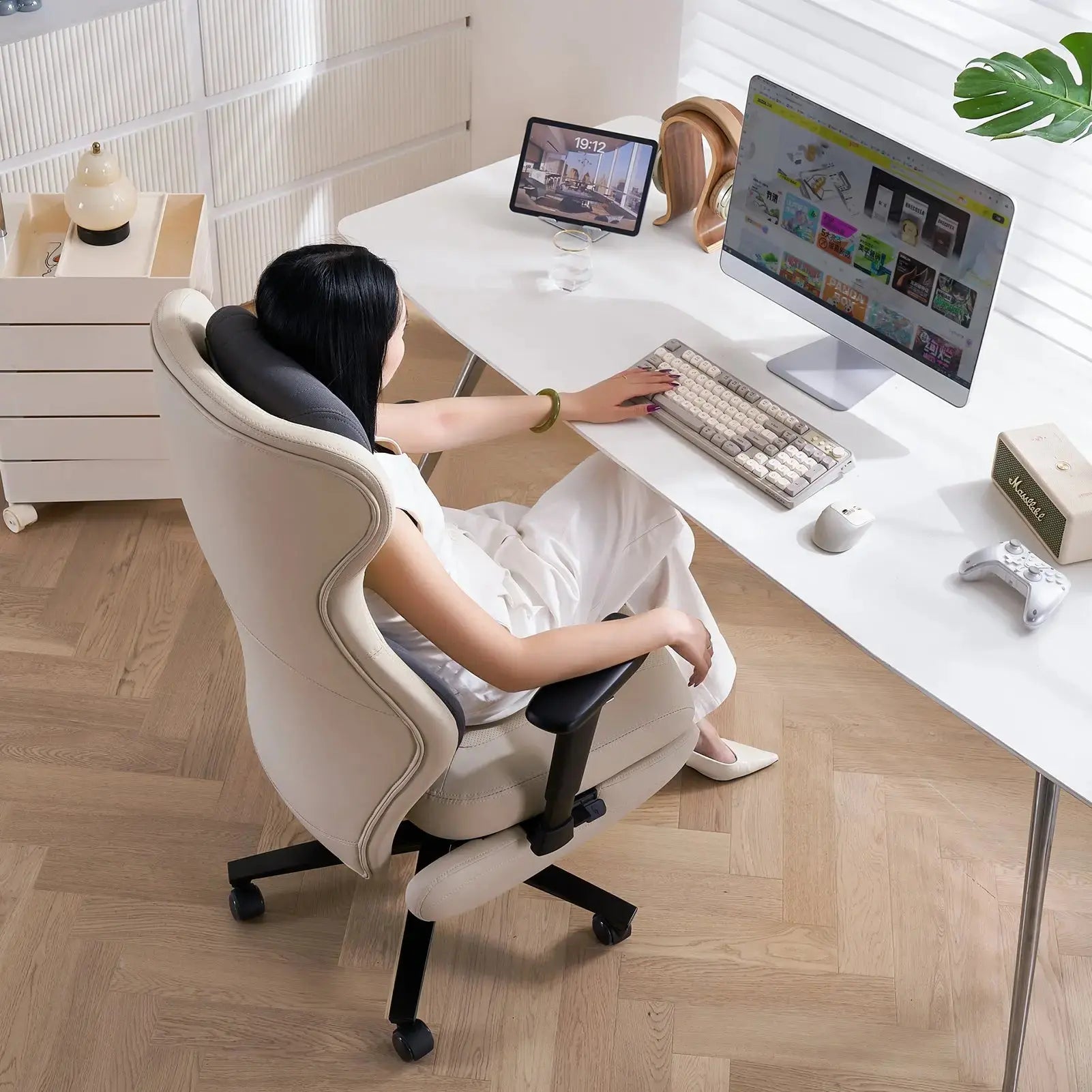 EMIAH GT100 Ergonomic Gaming Chair with Lumbar Support - EMIAH Store 