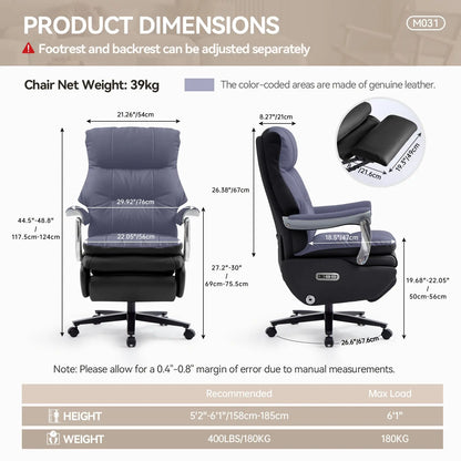 EMIAH MT031 Smart Ergonomic Executive Electric Office Chair - EMIAH Store 