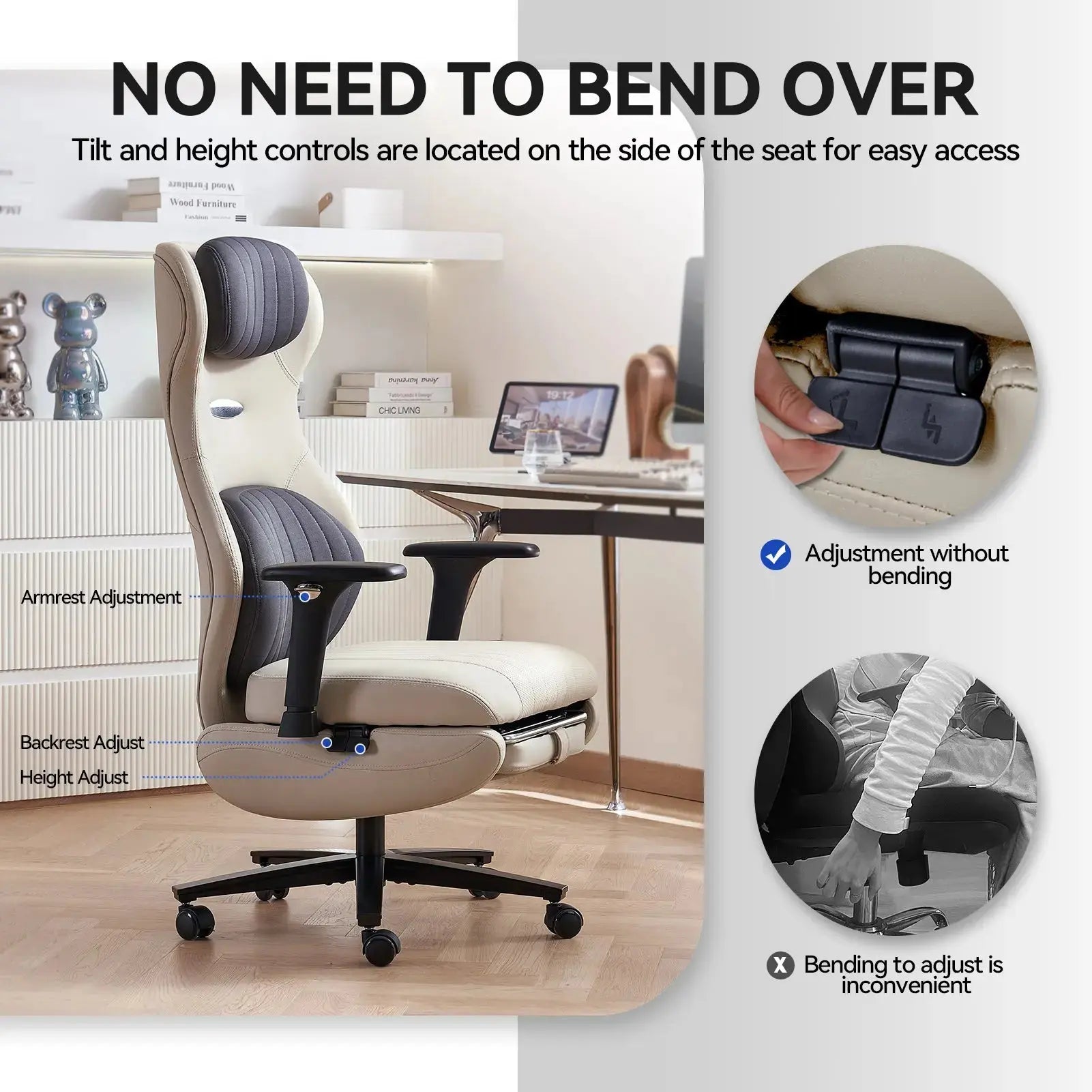 EMIAH GT100 Ergonomic Gaming Chair with Lumbar Support - EMIAH Store 