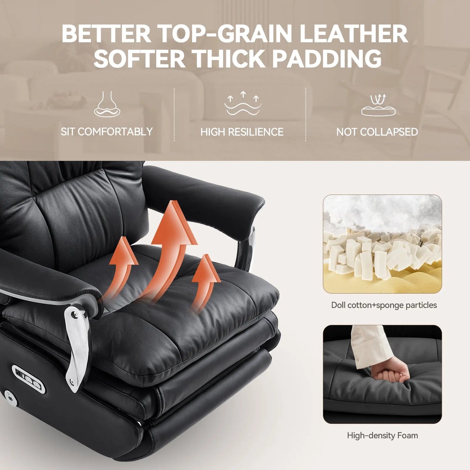 EMIAH MT031 Smart Ergonomic Executive Electric Office Chair - EMIAH Store 