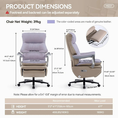 EMIAH MT031 Smart Ergonomic Executive Electric Office Chair - EMIAH Store 
