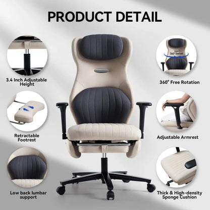 EMIAH GT100 Ergonomic Gaming Chair with Lumbar Support - EMIAH Store 