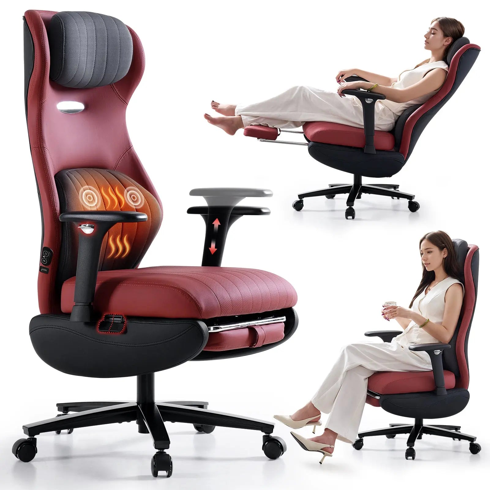 EMIAH GT100 Ergonomic Gaming Chair with Lumbar Support - EMIAH Store 