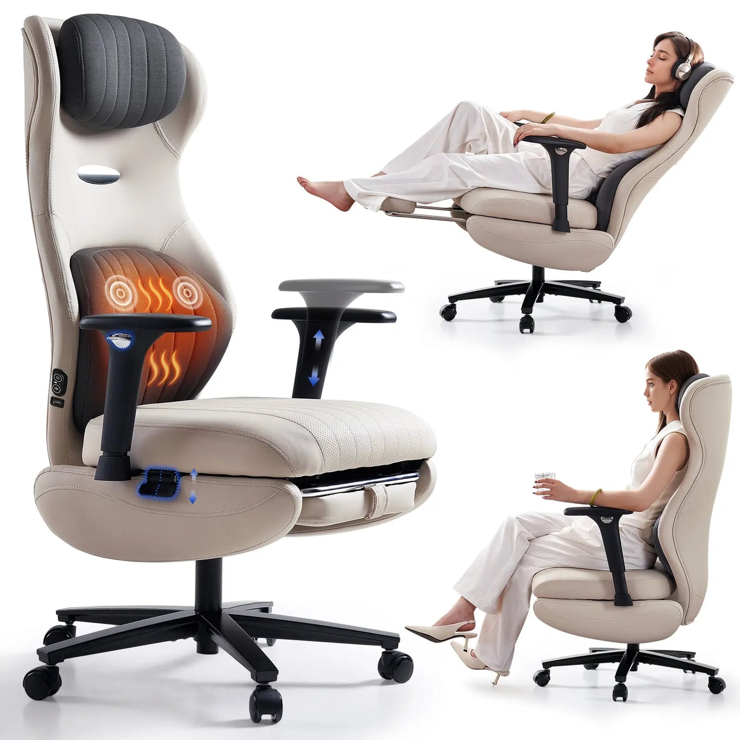 EMIAH GT100 Ergonomic Gaming Chair with Lumbar Support - EMIAH Store 