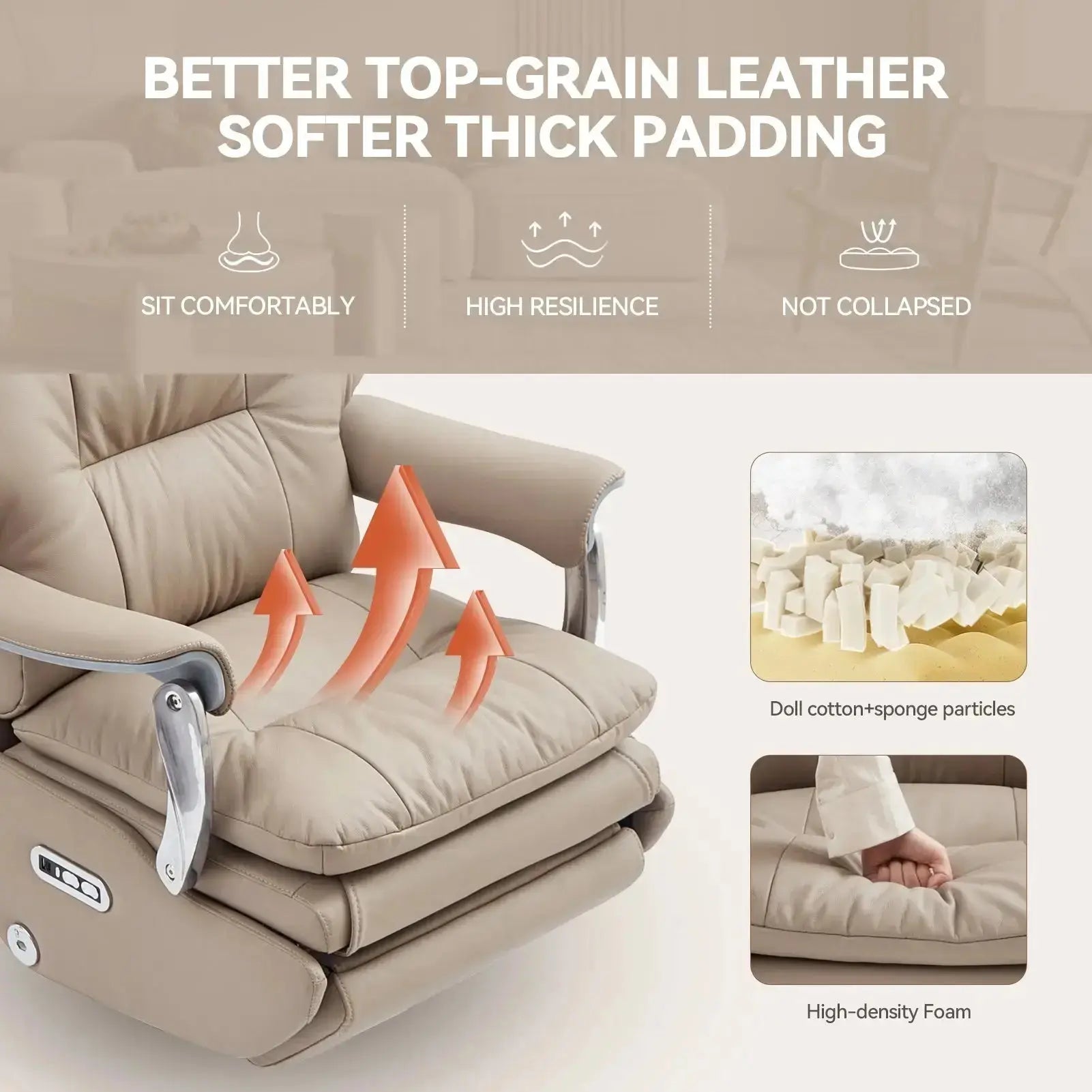 EMIAH MT031 Smart Ergonomic Executive Electric Office Chair - EMIAH Store 